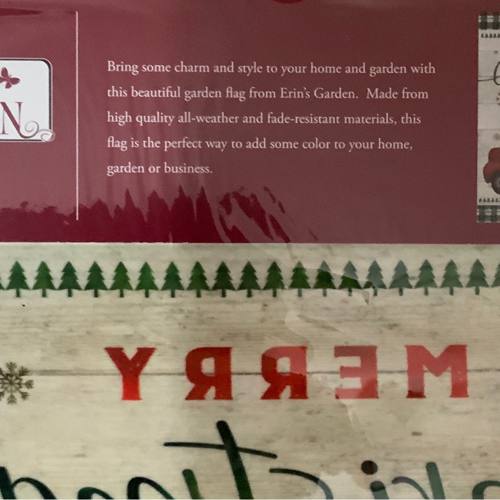 Merry Christmas Pickup Truck Garden Flag  Nostalgic Vintage Farm Truck 12.5x18" - Picture 5 of 13